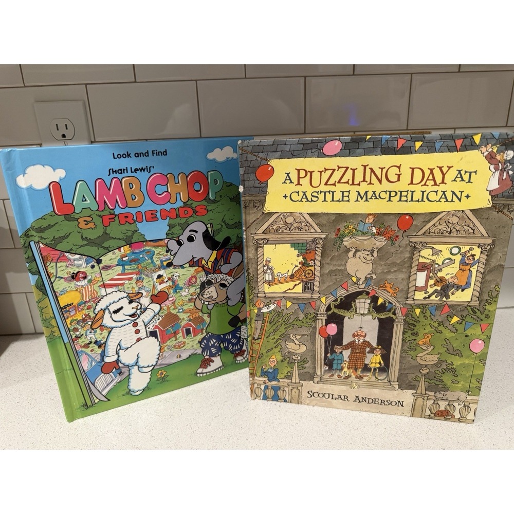 A Puzzling Day at Castle Macpelican (Gamebook) Scoular hardcover Lamb Chop Book